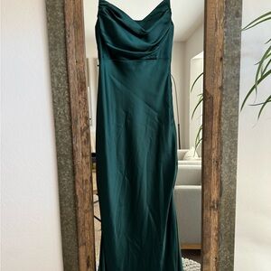 Revelry bridesmaids dress (emerald)